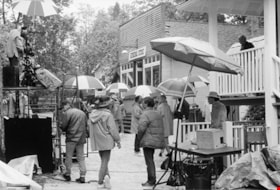 Film shoot in Burnaby Village Museum, May 14 1987 thumbnail