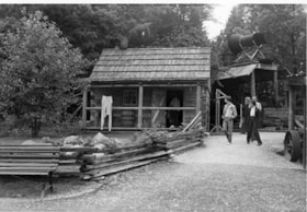 Log cabin in Heritage Village, 1982 thumbnail