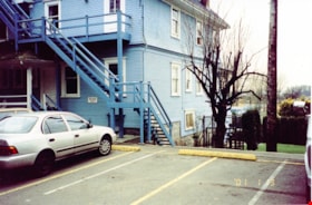 New Haven building and parking lot, Jan. 2001 thumbnail