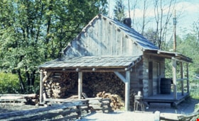 Heritage Village log cabin, [1978] thumbnail