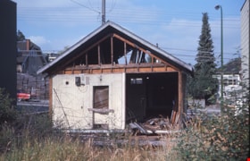 Back of Whitechurch Hardware building, Aug. 1974 thumbnail