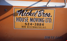 Nickel Bros. house moving ltd., Aug. 1974 thumbnail