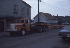 Nickel Bros. truck on street, Aug. 1974 thumbnail