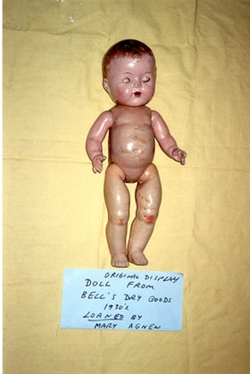 Original display doll from Bell's Dry Goods, 1995 thumbnail