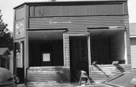 Exterior of Real Estate and Surveyor's Office under restoration, Jul. 1977 thumbnail