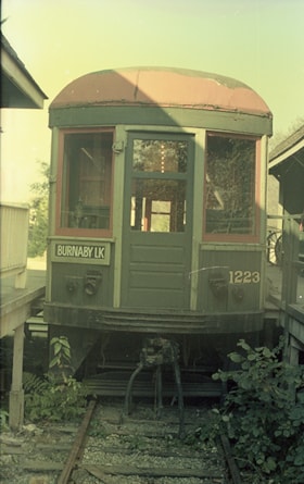Front view of Interurban Tram no. 1223, [197-] thumbnail