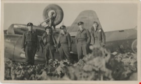 RCAF crew with crashed aircraft, [1945] thumbnail