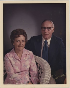 Margaret and Joe Corsbie on 25th anniversary, 1973 thumbnail