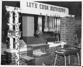 Outdoor BBQ display, 5 May 1954 thumbnail