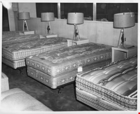 Simpsons-Sears mattress display, 5 May 1954 thumbnail
