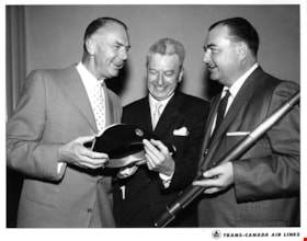 Haskell with George Bradley and unidentified man, [1958] thumbnail