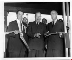 Ribbon cutting ceremony for Simpsons-Sears, 5 May 1954 thumbnail