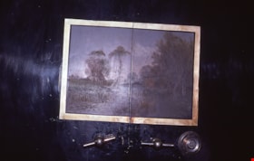 Landscape painting on exterior doors of Royal Bank safe, 1975 thumbnail