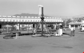 Centre pole being dismantled at P.N.E., 1990 thumbnail