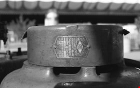 Name plate mounted on brake of C.W. Parker no. 119, 1990 thumbnail