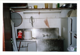 Sink and equipment inside Middlegate Bakery, 2003 thumbnail