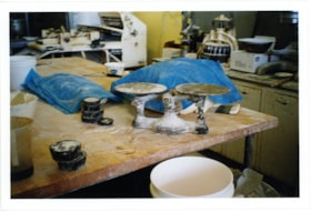 Work table and baking equipment, Jul. 2003 thumbnail