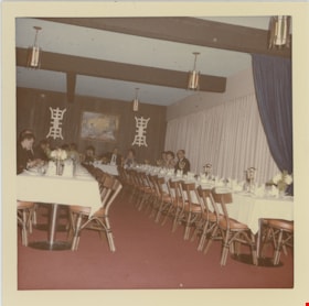 Banquet hall inside Dragon Inn, [196-] thumbnail