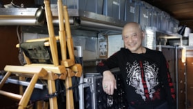 Jimmy Chow inside his property master truck, 2022 thumbnail