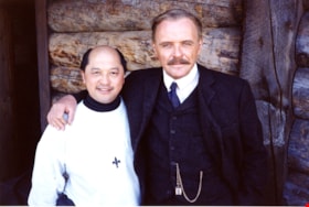 Jimmy Chow with actor Anthony Hopkins, [1993] thumbnail