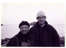 Jimmy Chow with film director Lasse Hallström, 1999 thumbnail