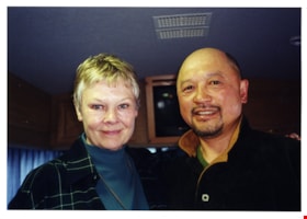 Jimmy Chow with Judy Dench on set of  thumbnail