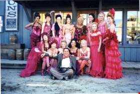 Jackie Chan with saloon girls on the set of  thumbnail