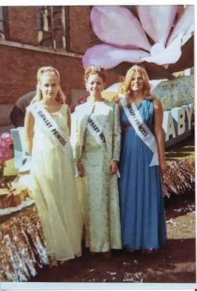 Burnaby Princesses and Miss Burnaby at Port Coquitlam May Day, 1970 thumbnail