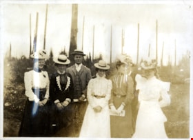 Group of women and men outside, [c. 1910] thumbnail