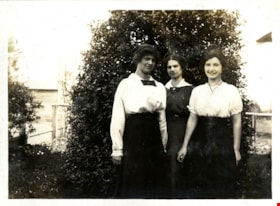 Esther and Dot Love with friend, [c. 1910] thumbnail