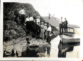 Love and Stanley families at Pitt Lake, [191-] thumbnail