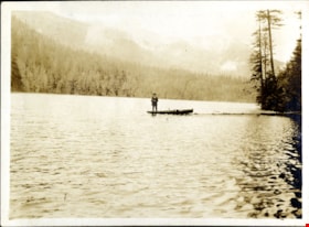 Man with boat, [191-] thumbnail