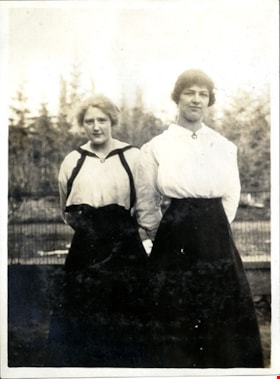 Esther Love and friend named Carrie, [191-] thumbnail