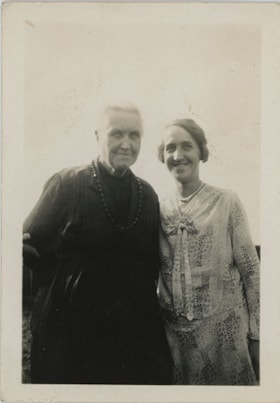 Mary and Ada Stanley, Aug. 1929 thumbnail