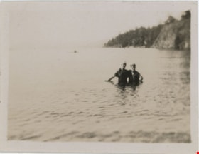 Two women swimming, [191-] thumbnail
