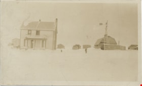 Farm with snow, [1927 or 1928] thumbnail