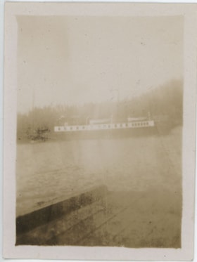 Ship passing dock, [191-] thumbnail