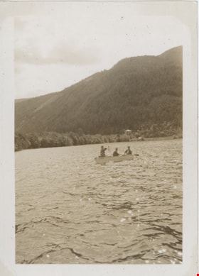Fishing on lake, [194-] thumbnail