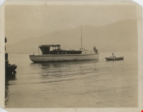 George Love's boat on Pitt Lake, [191-] thumbnail