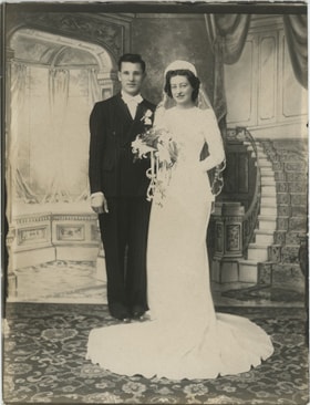 Bride and groom, [193-] thumbnail