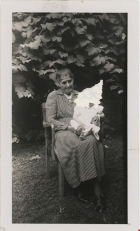 Grandmother Catherine Kennedy with grandson Bob Love, Sep. 1949 thumbnail