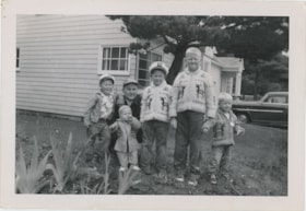 Fred Boruck with Boruck and Love children, [between 1955 and 1958] thumbnail