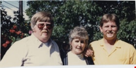 Bob, Alice and Don at Jenny Love's memorial, 1986 thumbnail