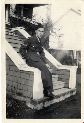 Charlie Rogers in uniform, [194-] thumbnail