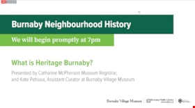 What is heritage burnaby.ca?, 29 Sep.  2020 video thumbnail