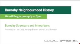 Burnaby Streetcars and Interurbans, 22 Oct. 2020 video thumbnail