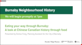 Eating your way through Burnaby: A look at Chinese Canadian history through food, 27 Oct. 2020 video thumbnail