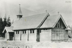 Historic view of St. Albans the Martyr Anglican Church, 1920. (View from the south. Historic Photo.) Copyright: City of Burnaby. Photo ID 204-583. thumbnail